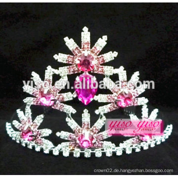 Farbige Alibaba Porzellan Festzug Haarschmuck Rosenkranz Blume Tiara